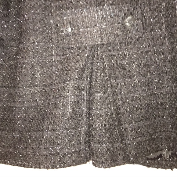 23rd St. Brand black and with silver threads crop jacket size Large - Picture 5 of 11